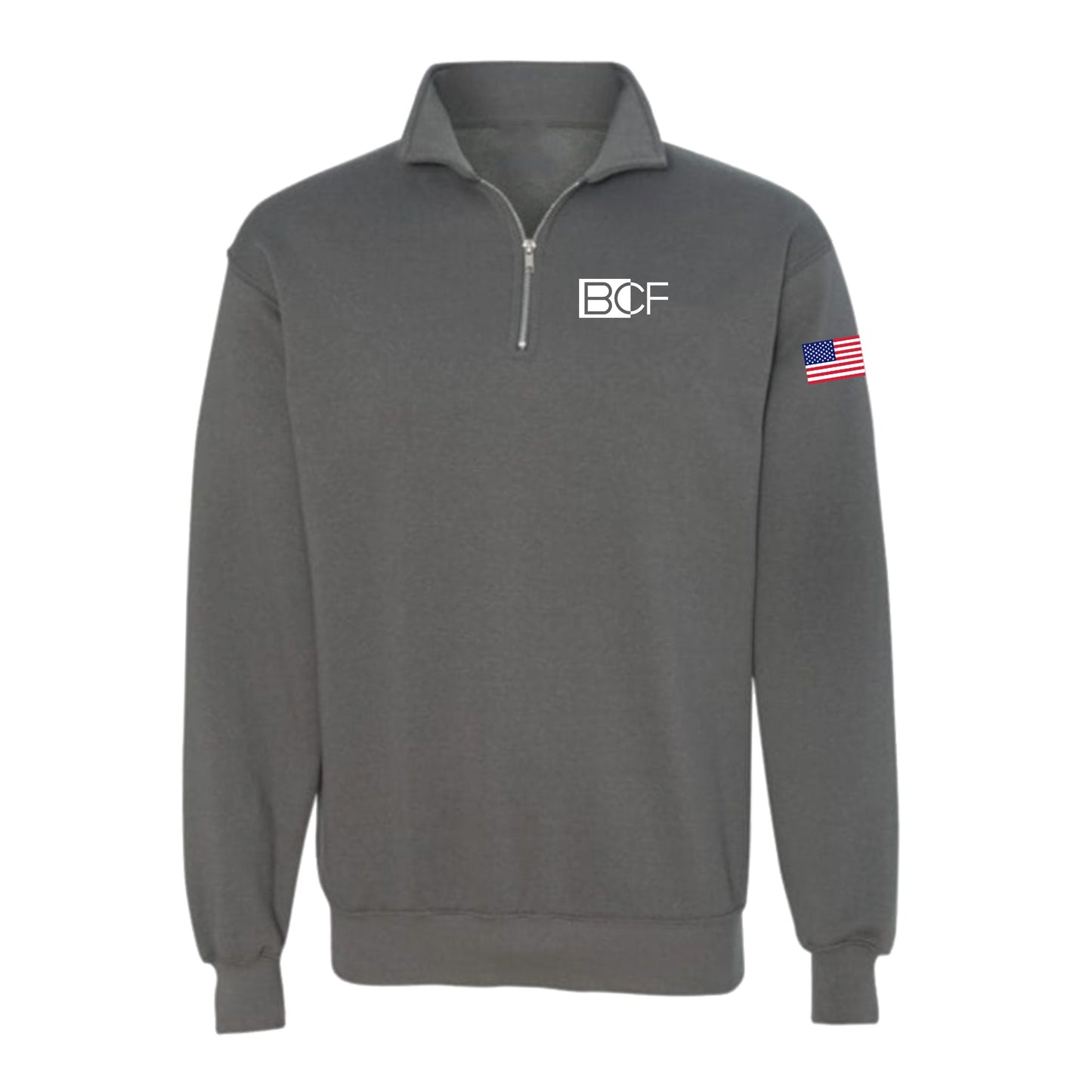 Official BCF Quarter-Zip, Heather Charcoal