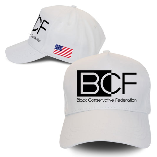 Official BCF High-Crown Hat, White