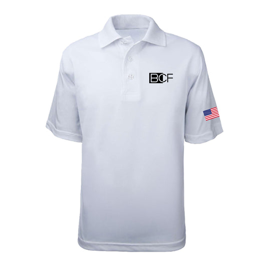 Official BCF Men's Polo, White