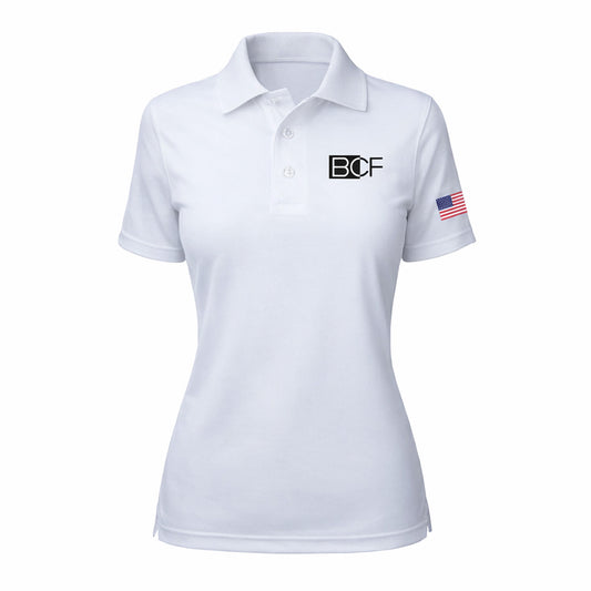 Official BCF Women's Polo, White